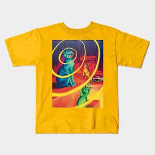 Cosmic Caterwaul Kids T-Shirt